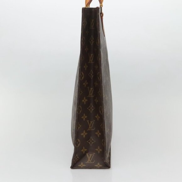 LOUIS VUITTON Monogram Sac Plat Hand Bag M51140 LV Auth 135410 - Picture 4 of 16